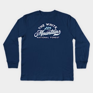 The white mountains Kids Long Sleeve T-Shirt